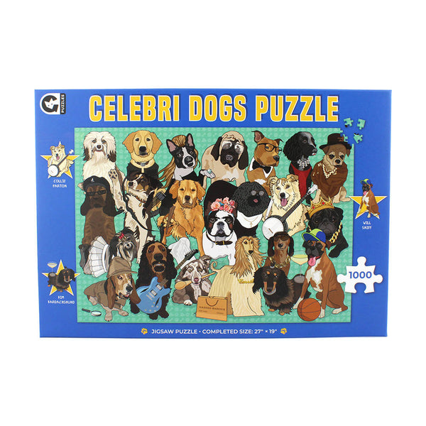 Ginger Fox Celebri Dogs Puzzle 1000pc