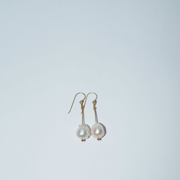 Madre’ Madre’ Freshwater Pearl Earrings 14k Gold Vermeil