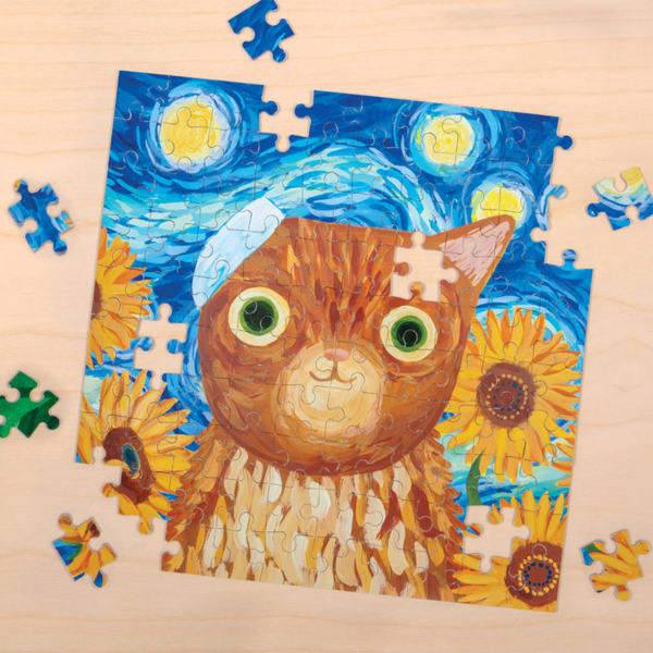 100 PC Tin Puzzle - Vincat Van Gogh