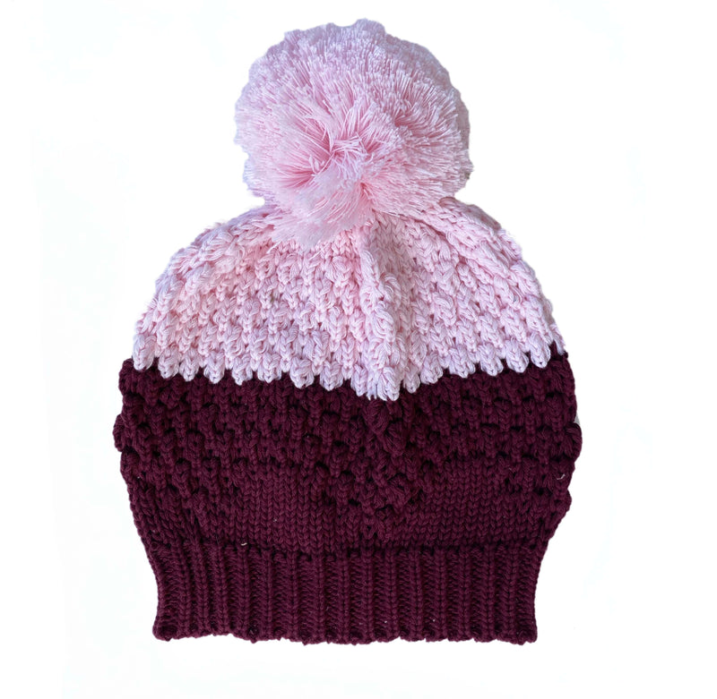Bella & Lace Beanie Mulberry
