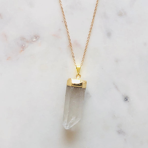 Crystal Pendant With Chain