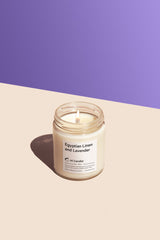 Coconut + Soy Candle, Egyptian Linen + Lavender