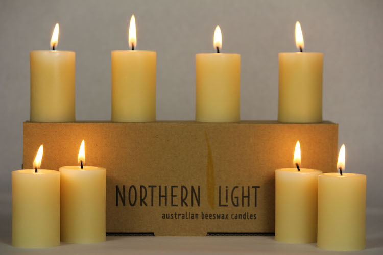 Northern Light Twilight Beeswax Candle