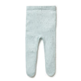 Wilson & Frenchy Knitted Legging With Feet Mint Fleck